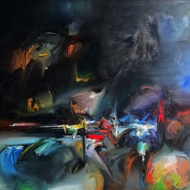 Zdzisław Constantin Majrowski-Meyro &mdash; Krajobraz z przypowieścią